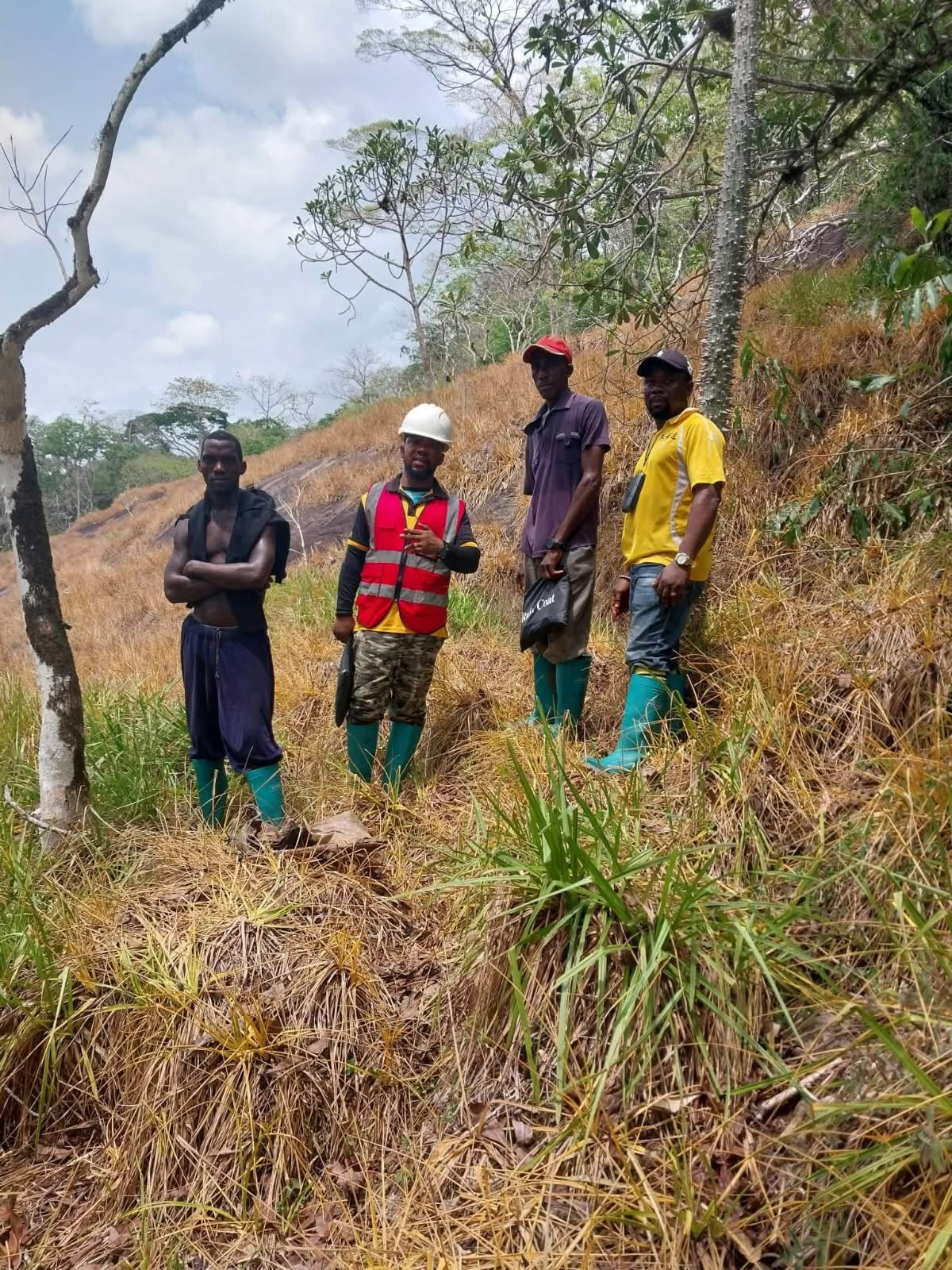 Earth Rangers team members and partners at a tree nursery